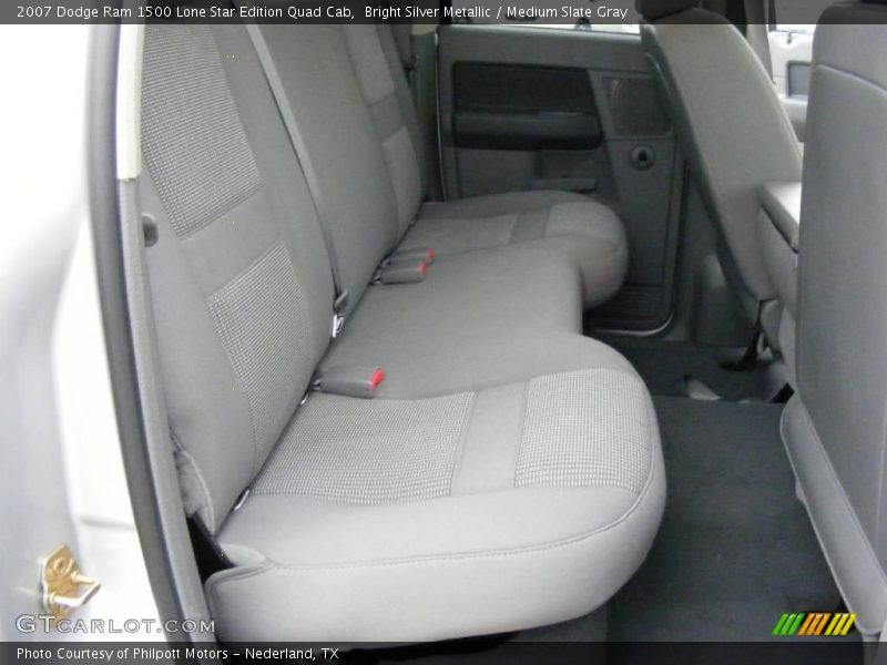 Bright Silver Metallic / Medium Slate Gray 2007 Dodge Ram 1500 Lone Star Edition Quad Cab