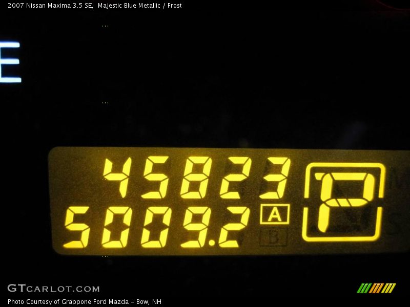 Majestic Blue Metallic / Frost 2007 Nissan Maxima 3.5 SE
