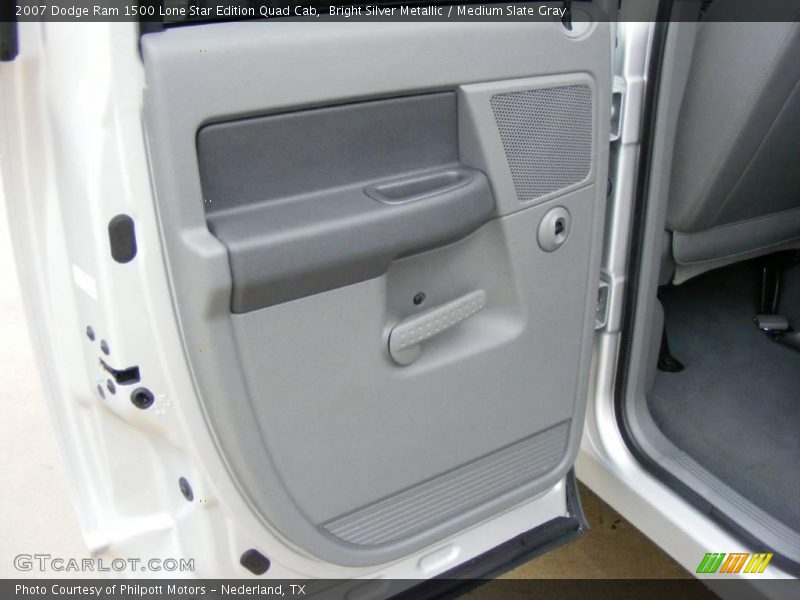 Bright Silver Metallic / Medium Slate Gray 2007 Dodge Ram 1500 Lone Star Edition Quad Cab