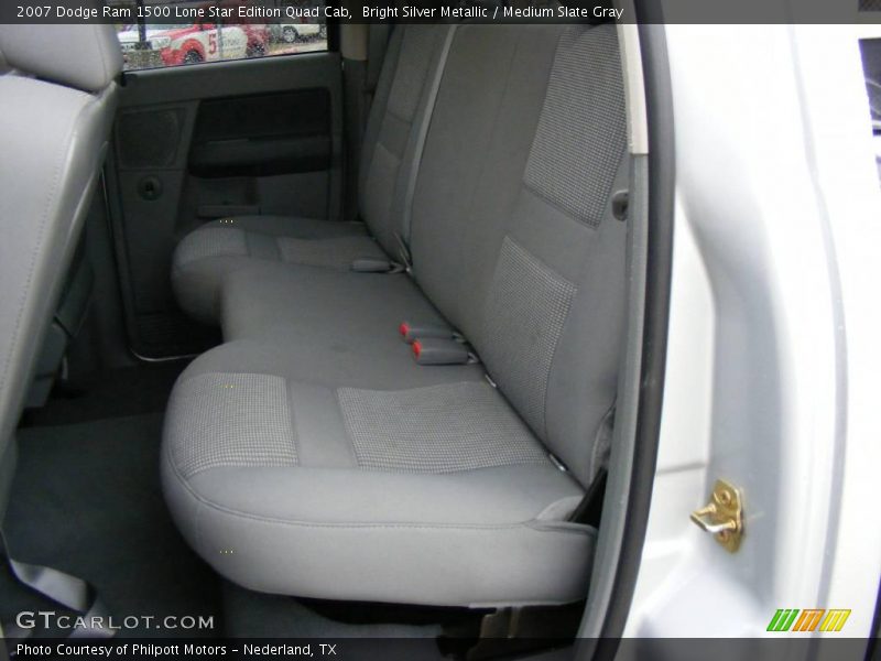 Bright Silver Metallic / Medium Slate Gray 2007 Dodge Ram 1500 Lone Star Edition Quad Cab