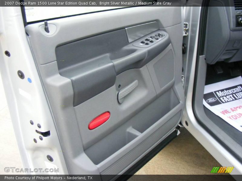 Bright Silver Metallic / Medium Slate Gray 2007 Dodge Ram 1500 Lone Star Edition Quad Cab