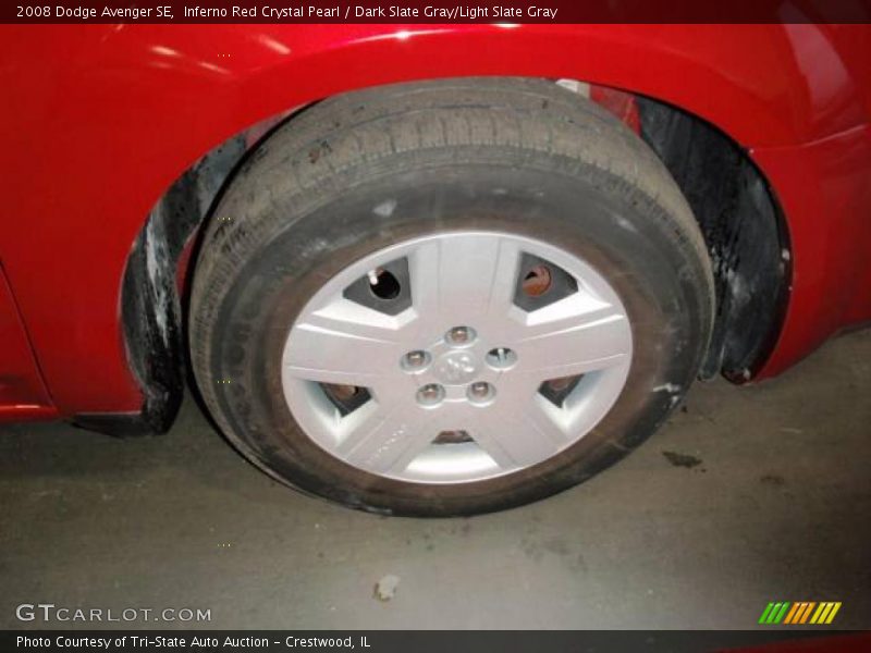 Inferno Red Crystal Pearl / Dark Slate Gray/Light Slate Gray 2008 Dodge Avenger SE