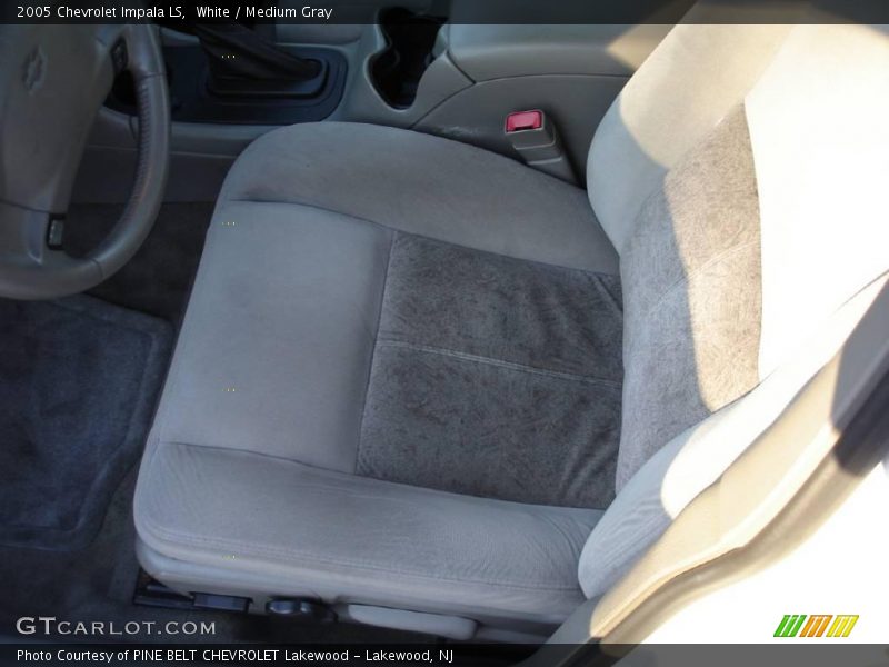 White / Medium Gray 2005 Chevrolet Impala LS