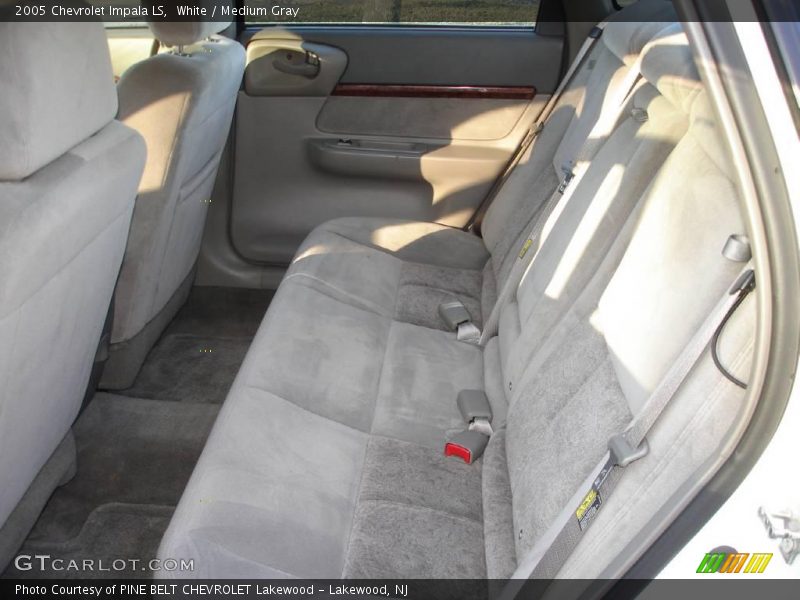 White / Medium Gray 2005 Chevrolet Impala LS