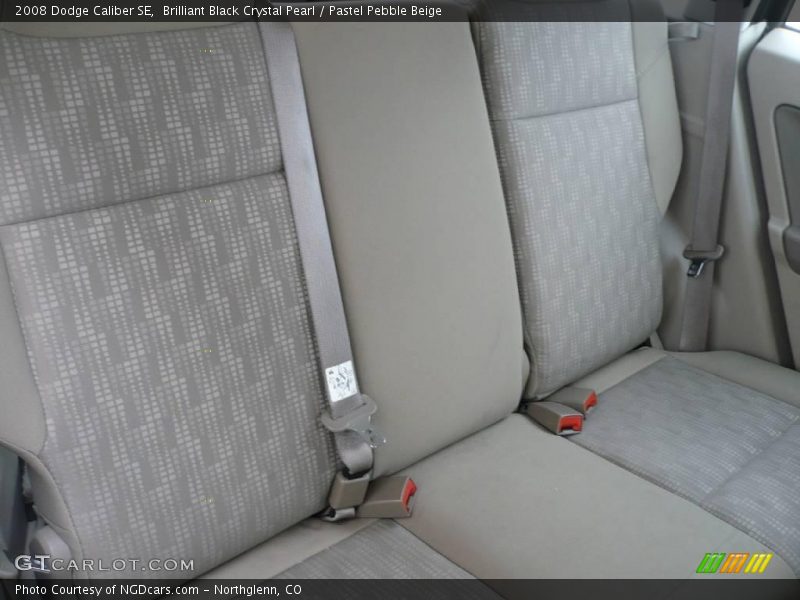 Brilliant Black Crystal Pearl / Pastel Pebble Beige 2008 Dodge Caliber SE