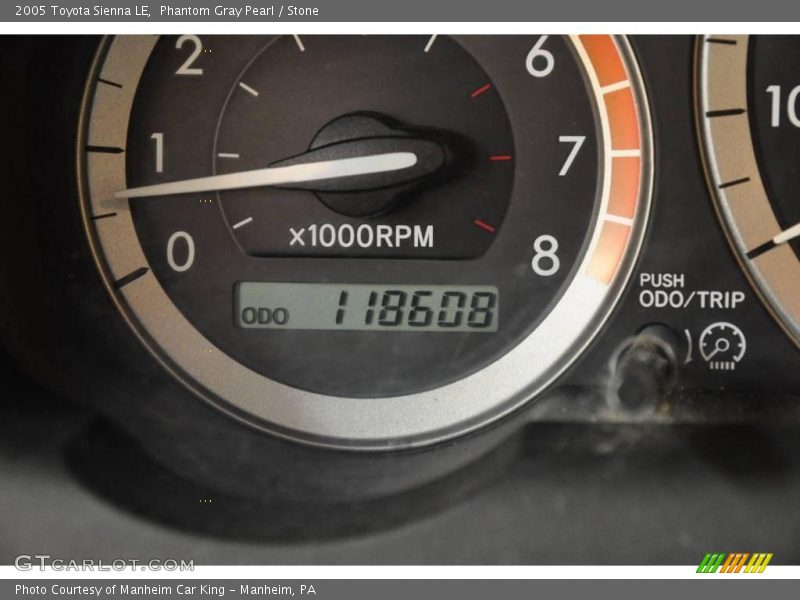 Phantom Gray Pearl / Stone 2005 Toyota Sienna LE