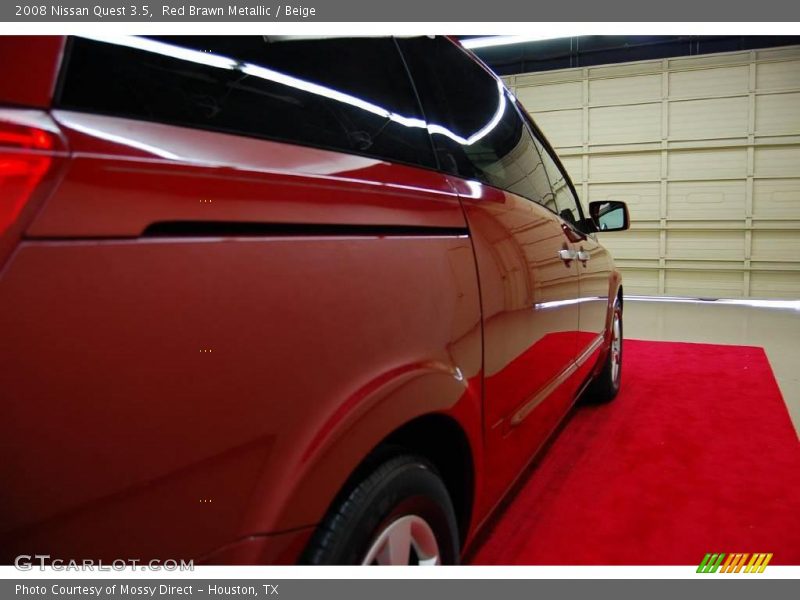 Red Brawn Metallic / Beige 2008 Nissan Quest 3.5