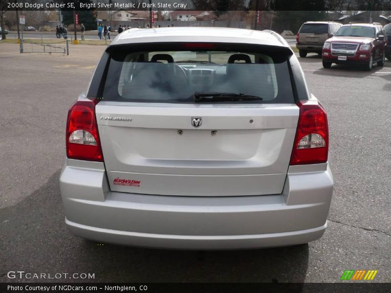 Bright Silver Metallic / Dark Slate Gray 2008 Dodge Caliber SE