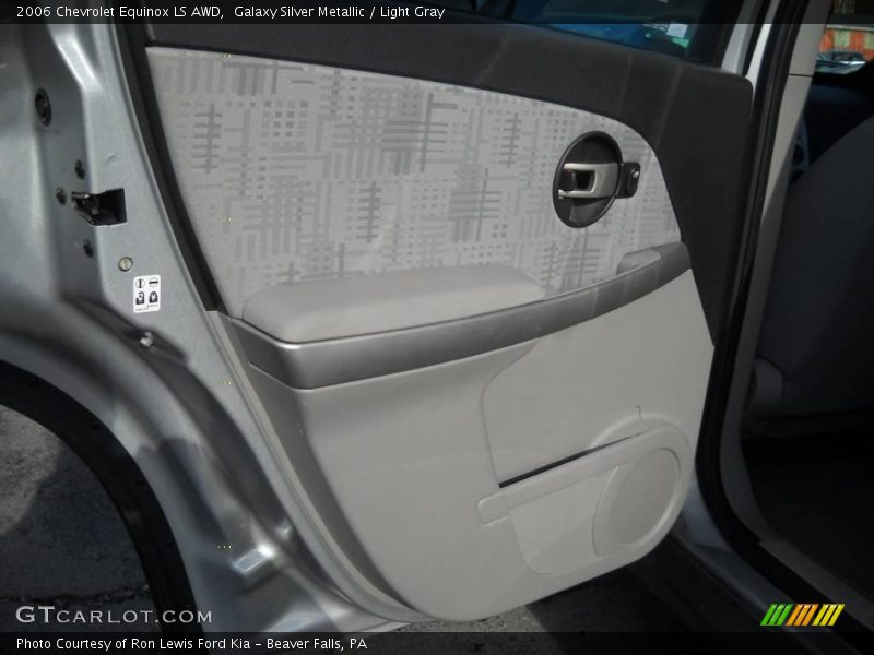 Galaxy Silver Metallic / Light Gray 2006 Chevrolet Equinox LS AWD