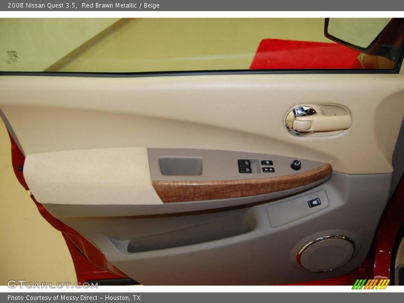Red Brawn Metallic / Beige 2008 Nissan Quest 3.5