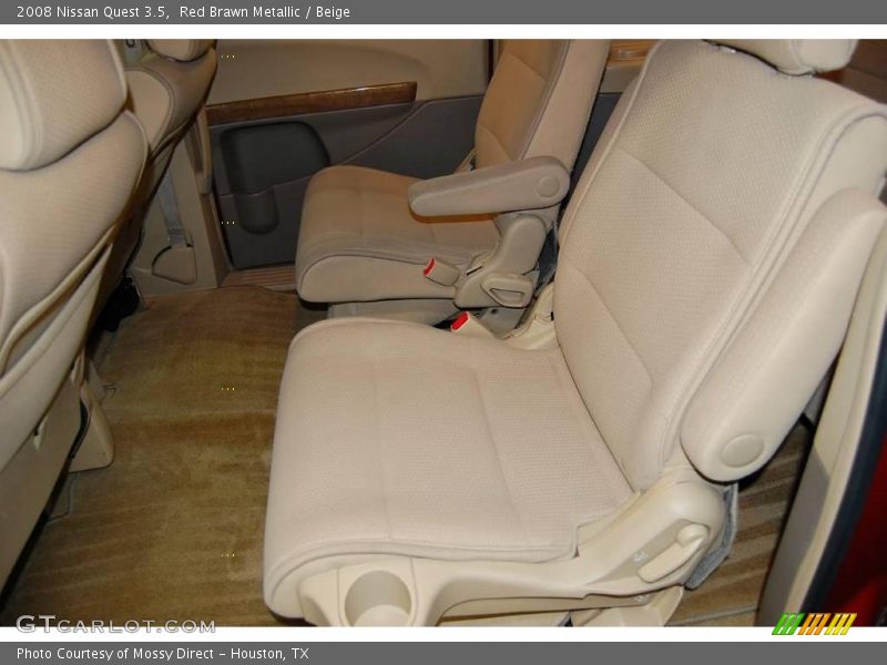 Red Brawn Metallic / Beige 2008 Nissan Quest 3.5