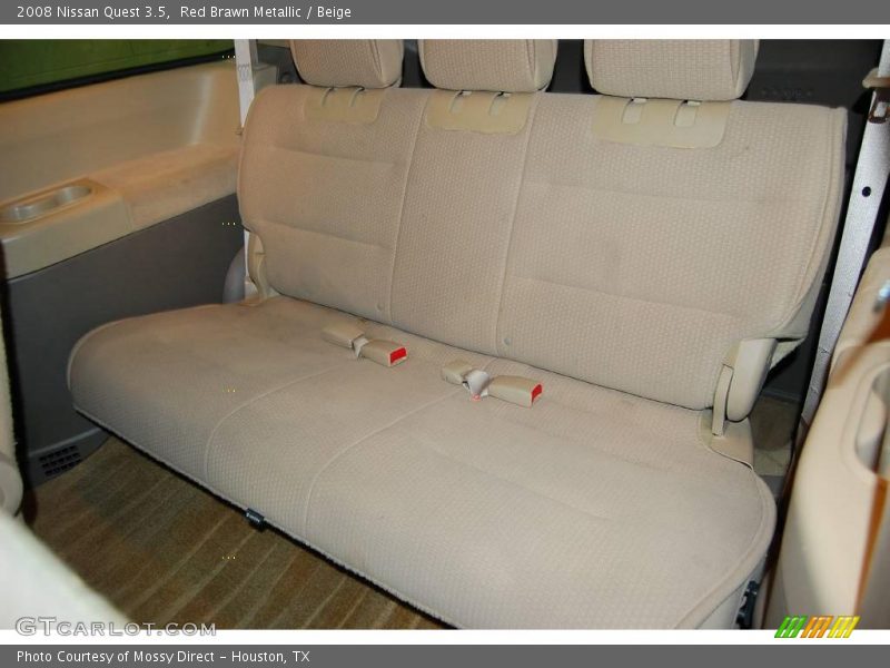 Red Brawn Metallic / Beige 2008 Nissan Quest 3.5