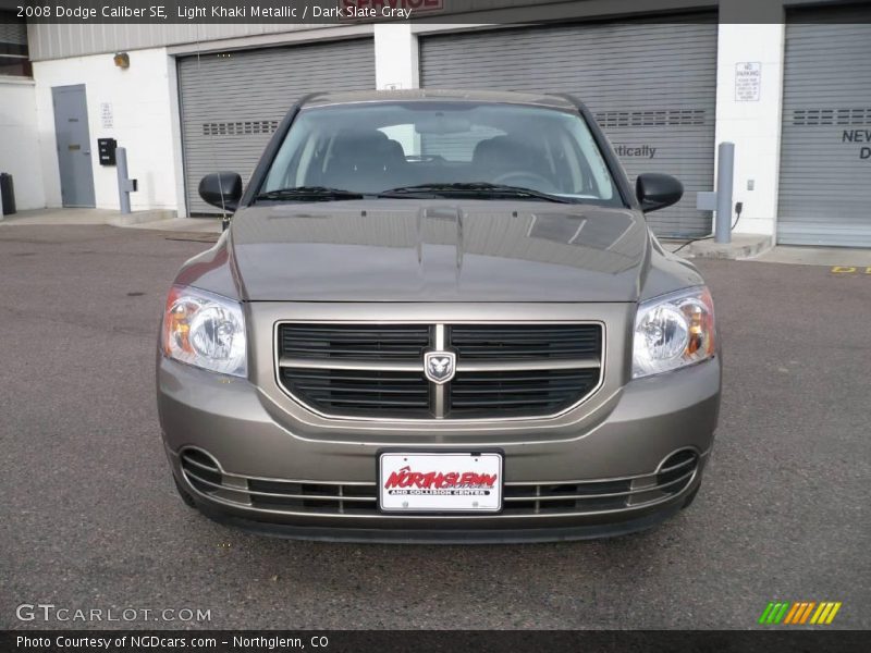 Light Khaki Metallic / Dark Slate Gray 2008 Dodge Caliber SE