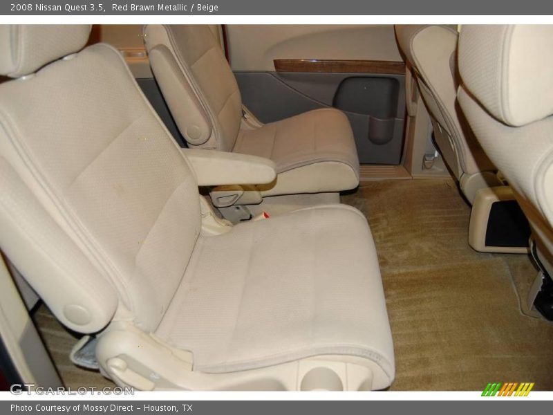 Red Brawn Metallic / Beige 2008 Nissan Quest 3.5