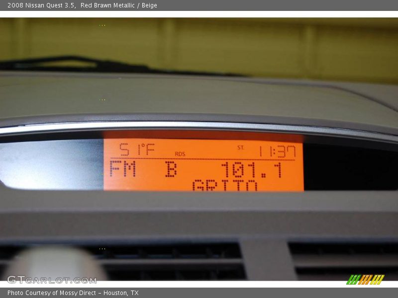Red Brawn Metallic / Beige 2008 Nissan Quest 3.5