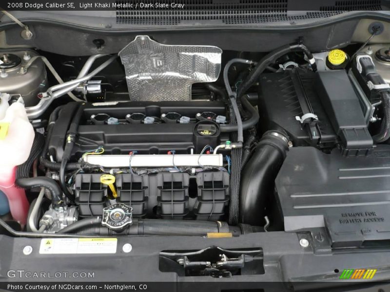 Light Khaki Metallic / Dark Slate Gray 2008 Dodge Caliber SE
