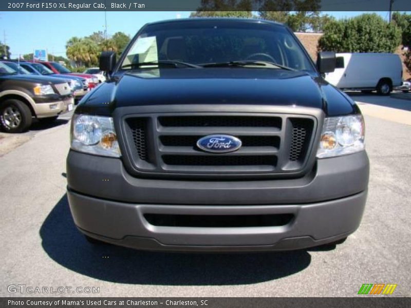 Black / Tan 2007 Ford F150 XL Regular Cab