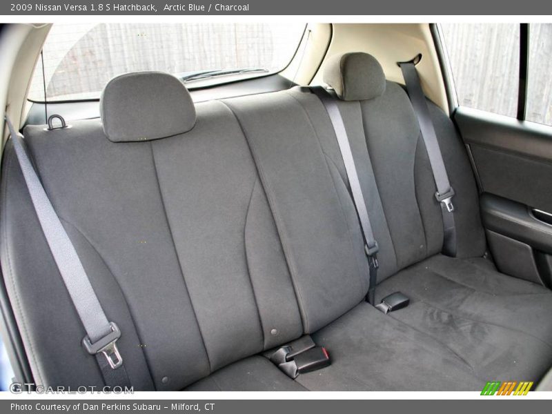 Arctic Blue / Charcoal 2009 Nissan Versa 1.8 S Hatchback