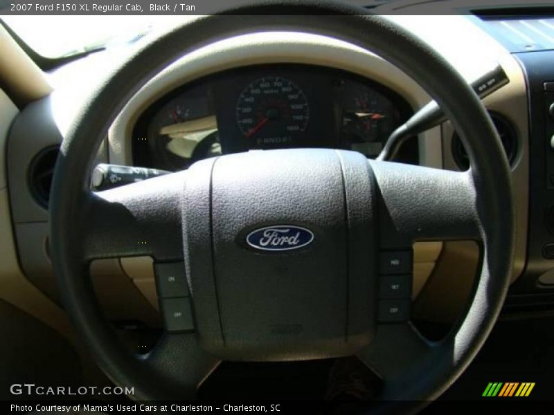 Black / Tan 2007 Ford F150 XL Regular Cab