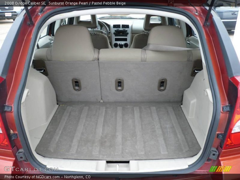 Sunburst Orange Pearl / Pastel Pebble Beige 2008 Dodge Caliber SE