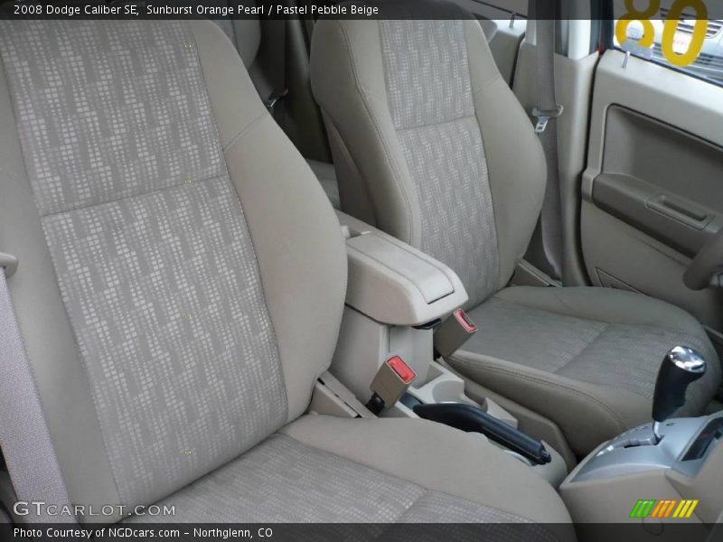 Sunburst Orange Pearl / Pastel Pebble Beige 2008 Dodge Caliber SE