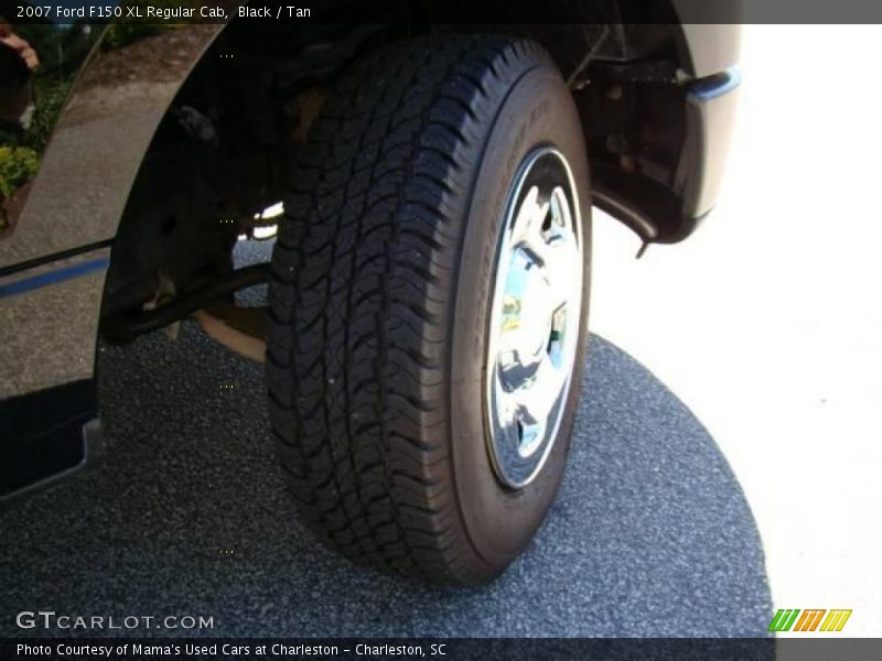 Black / Tan 2007 Ford F150 XL Regular Cab