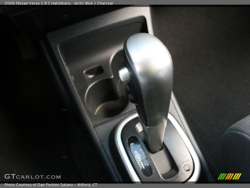 Arctic Blue / Charcoal 2009 Nissan Versa 1.8 S Hatchback