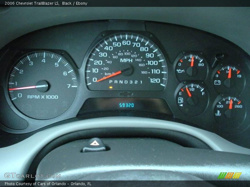 Black / Ebony 2006 Chevrolet TrailBlazer LS