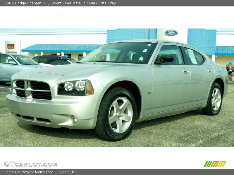 Bright Silver Metallic / Dark Slate Gray 2009 Dodge Charger SXT