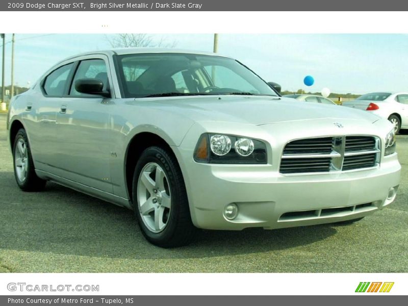 Bright Silver Metallic / Dark Slate Gray 2009 Dodge Charger SXT