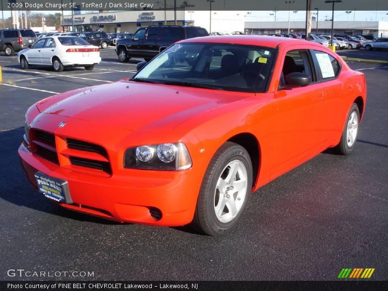 TorRed / Dark Slate Gray 2009 Dodge Charger SE