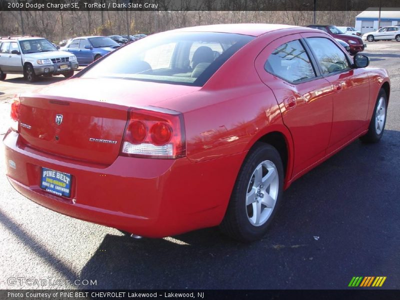 TorRed / Dark Slate Gray 2009 Dodge Charger SE