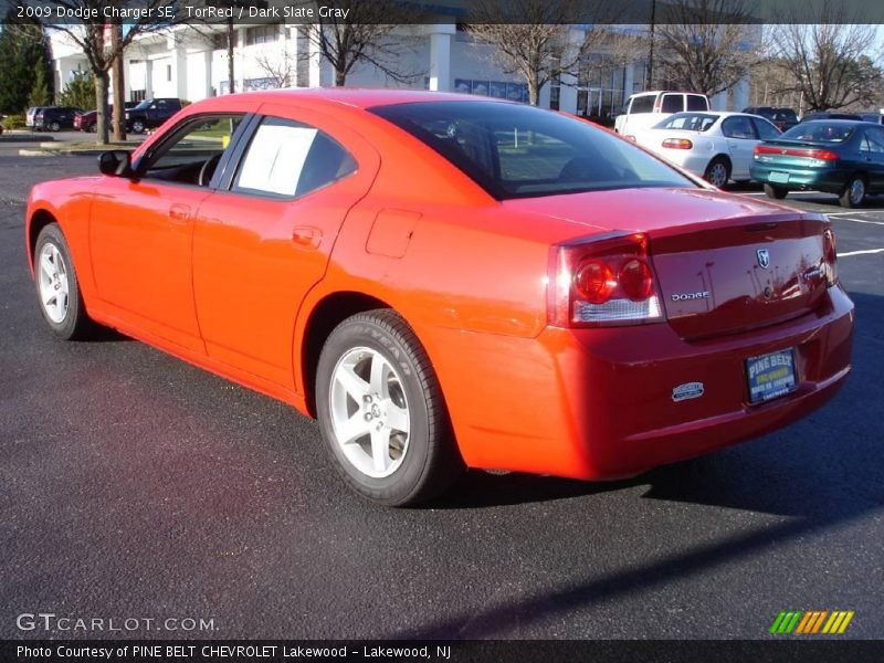TorRed / Dark Slate Gray 2009 Dodge Charger SE