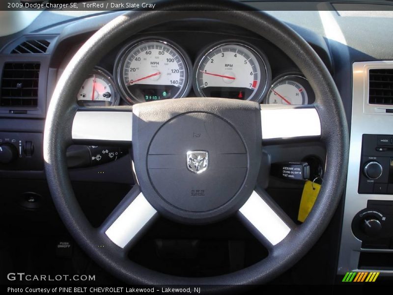 TorRed / Dark Slate Gray 2009 Dodge Charger SE