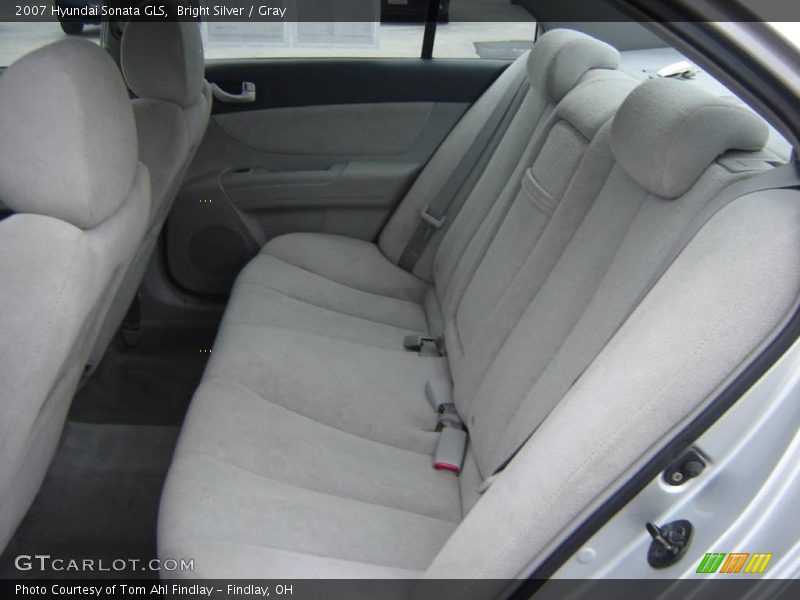 Bright Silver / Gray 2007 Hyundai Sonata GLS