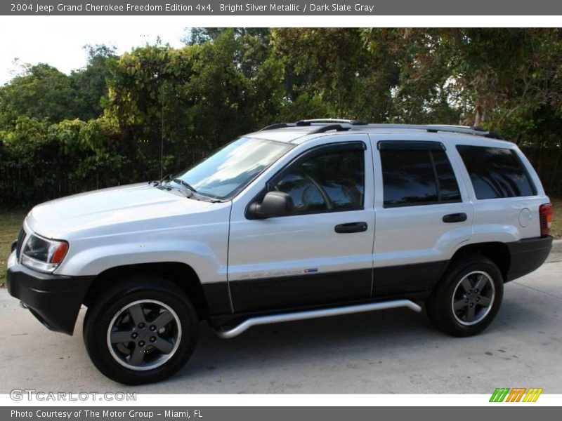 Bright Silver Metallic / Dark Slate Gray 2004 Jeep Grand Cherokee Freedom Edition 4x4