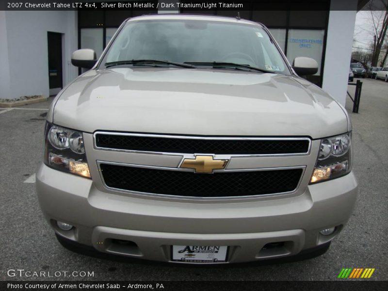 Silver Birch Metallic / Dark Titanium/Light Titanium 2007 Chevrolet Tahoe LTZ 4x4