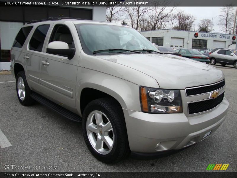 Silver Birch Metallic / Dark Titanium/Light Titanium 2007 Chevrolet Tahoe LTZ 4x4