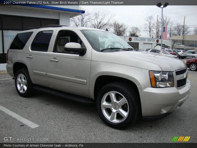 Silver Birch Metallic / Dark Titanium/Light Titanium 2007 Chevrolet Tahoe LTZ 4x4