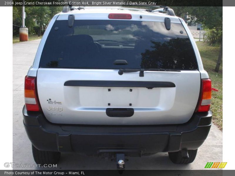 Bright Silver Metallic / Dark Slate Gray 2004 Jeep Grand Cherokee Freedom Edition 4x4
