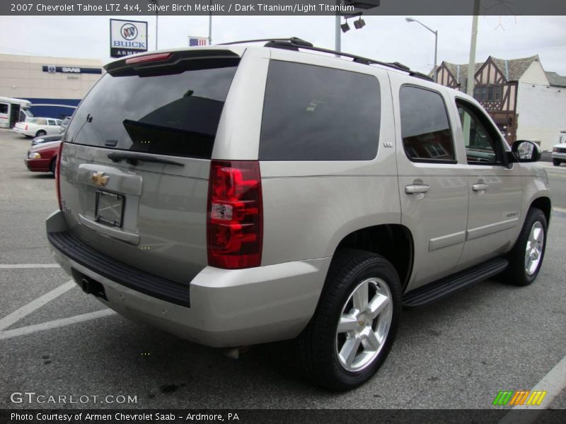 Silver Birch Metallic / Dark Titanium/Light Titanium 2007 Chevrolet Tahoe LTZ 4x4