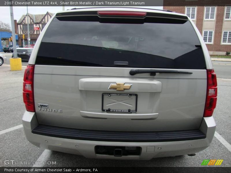 Silver Birch Metallic / Dark Titanium/Light Titanium 2007 Chevrolet Tahoe LTZ 4x4