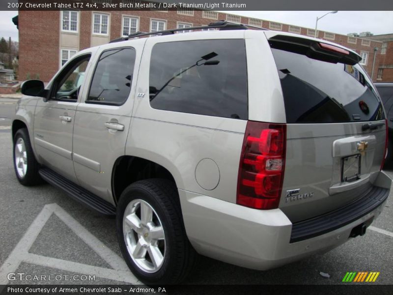 Silver Birch Metallic / Dark Titanium/Light Titanium 2007 Chevrolet Tahoe LTZ 4x4
