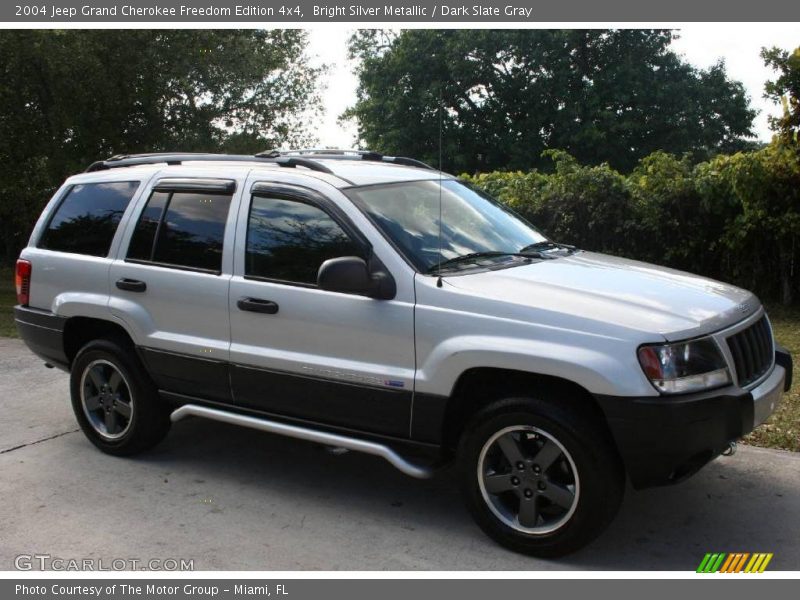 Bright Silver Metallic / Dark Slate Gray 2004 Jeep Grand Cherokee Freedom Edition 4x4