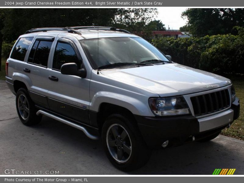 Bright Silver Metallic / Dark Slate Gray 2004 Jeep Grand Cherokee Freedom Edition 4x4