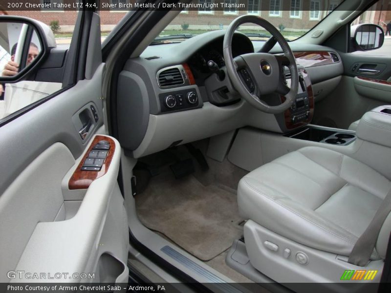 Silver Birch Metallic / Dark Titanium/Light Titanium 2007 Chevrolet Tahoe LTZ 4x4