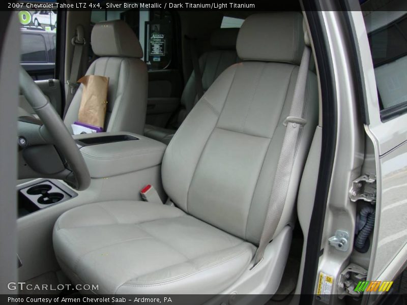 Silver Birch Metallic / Dark Titanium/Light Titanium 2007 Chevrolet Tahoe LTZ 4x4