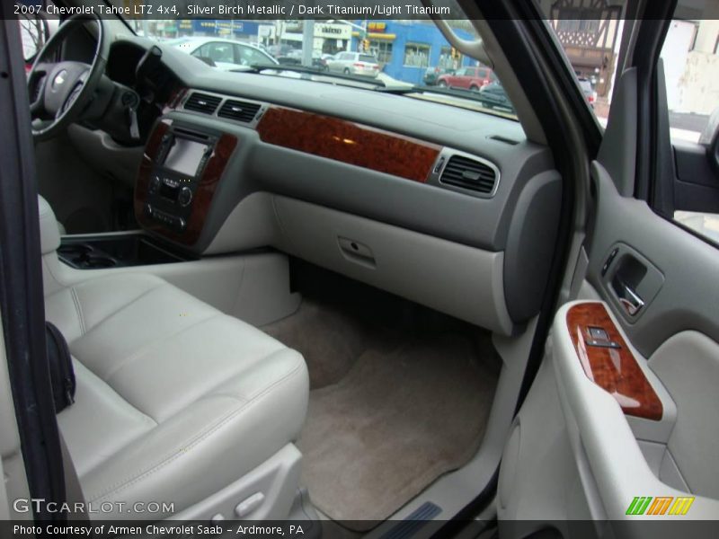 Silver Birch Metallic / Dark Titanium/Light Titanium 2007 Chevrolet Tahoe LTZ 4x4