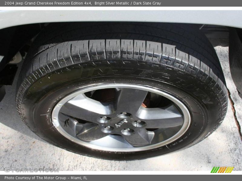 Bright Silver Metallic / Dark Slate Gray 2004 Jeep Grand Cherokee Freedom Edition 4x4