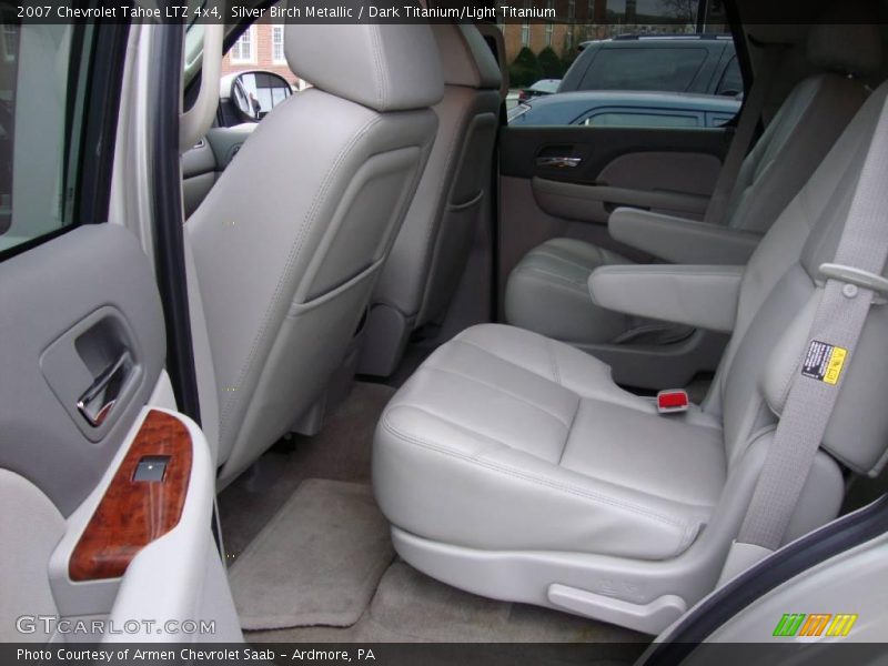 Silver Birch Metallic / Dark Titanium/Light Titanium 2007 Chevrolet Tahoe LTZ 4x4